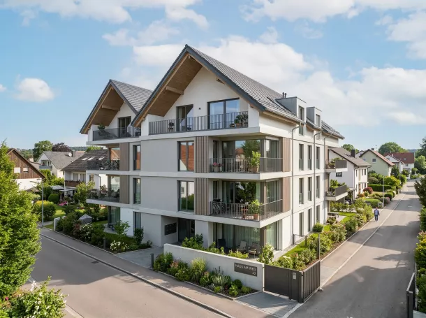 Haus am Weg Architektur Visualisierung